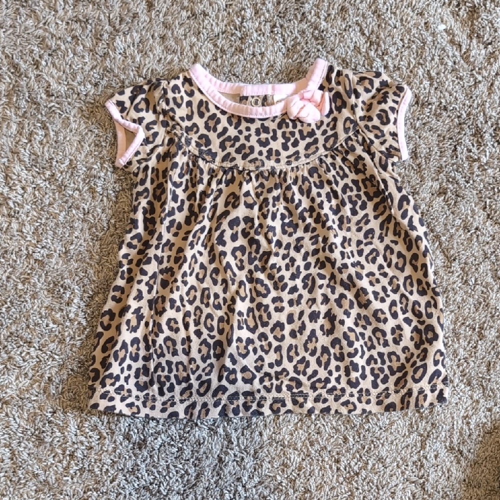 Carter's Brown and Black Leopard Print Blouse